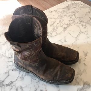 Ariat Men’s 13 Square Toe Work Cowboy Boots